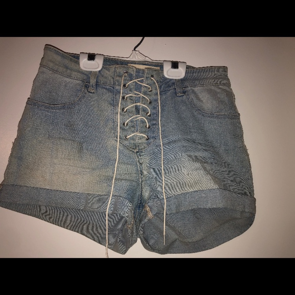 pacsun denim shorts